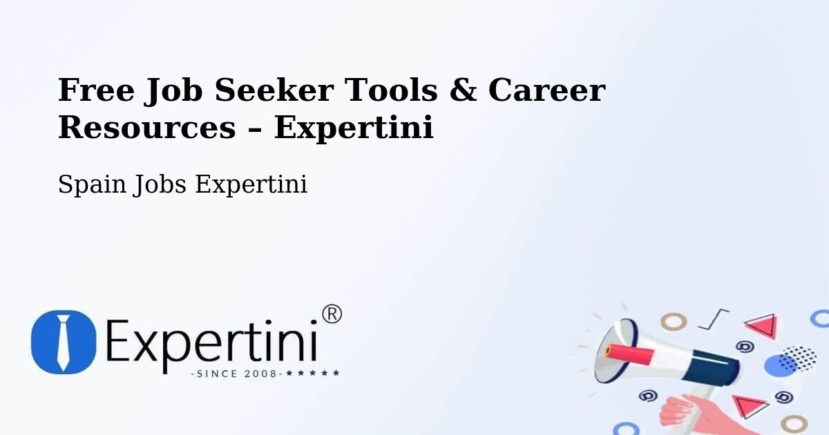Free Job Seeker Tools & Career Resources – Finestrat - Finestrat, Spain Jobs Expertini