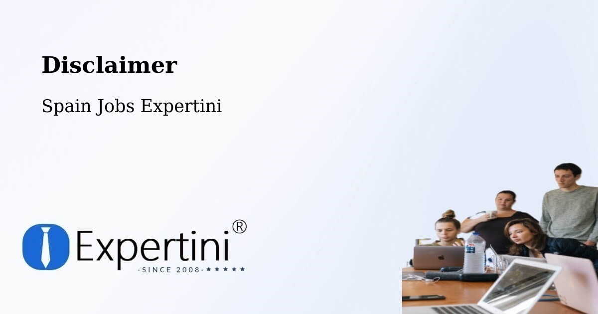 Disclaimer – Finestrat - Spain Jobs Expertini
